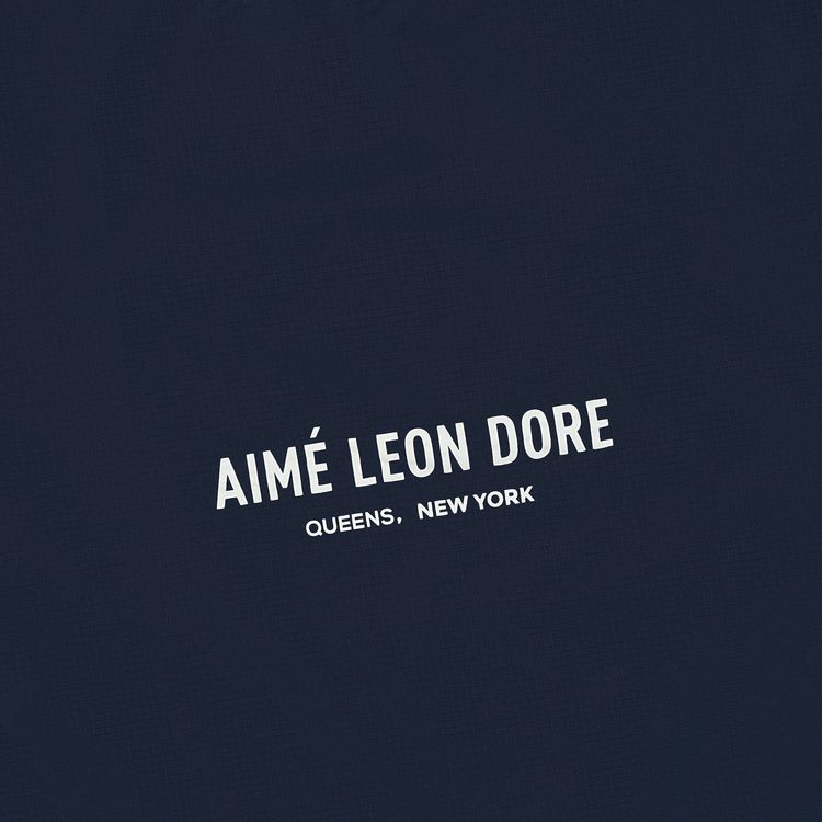 Aime Leon Dore Packable Nylon Tote Navy Blazer