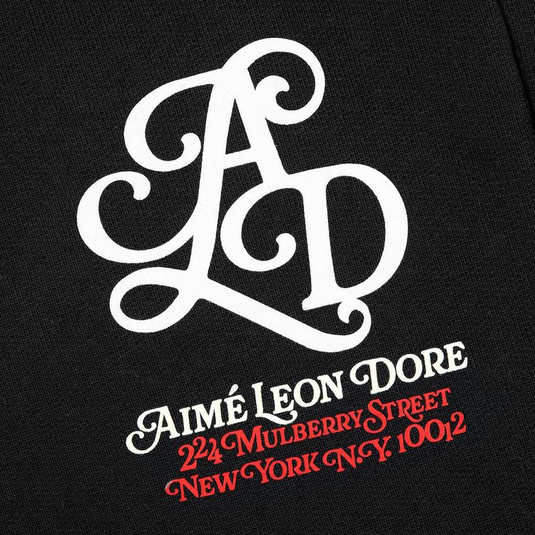 Aime Leon Dore Monogram Sweatpants Jet Black