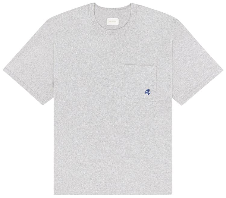 Aime Leon Dore Monogram Pocket Tee Silver Mix