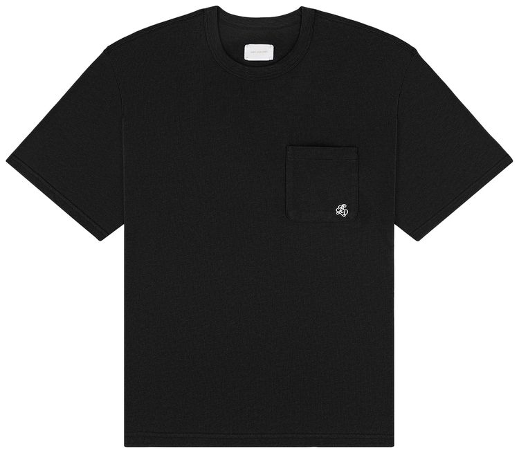 Aime Leon Dore Monogram Pocket Tee Jet Black