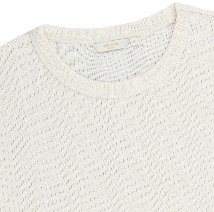 Aime Leon Dore Pointelle Tee Coconut Milk