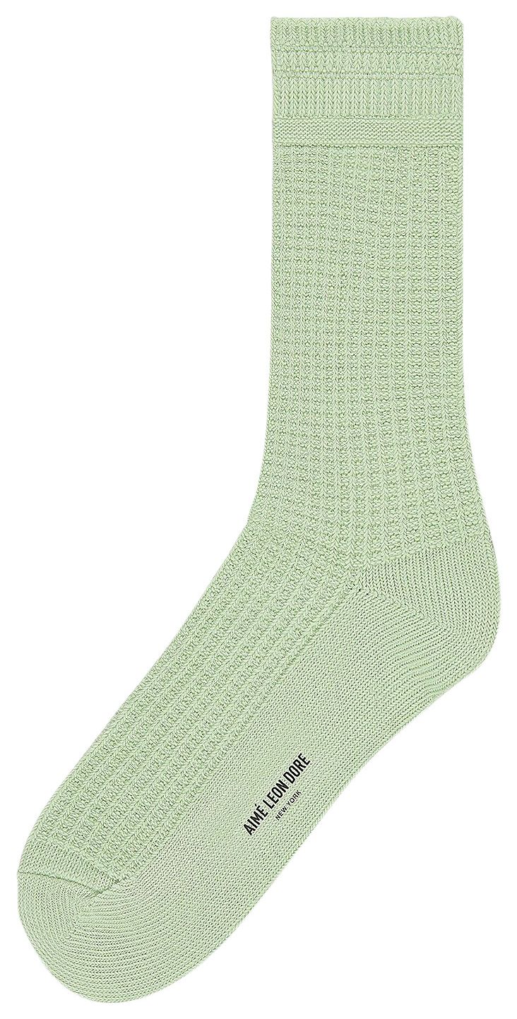 Aime Leon Dore Waffle Knit Sock Mint
