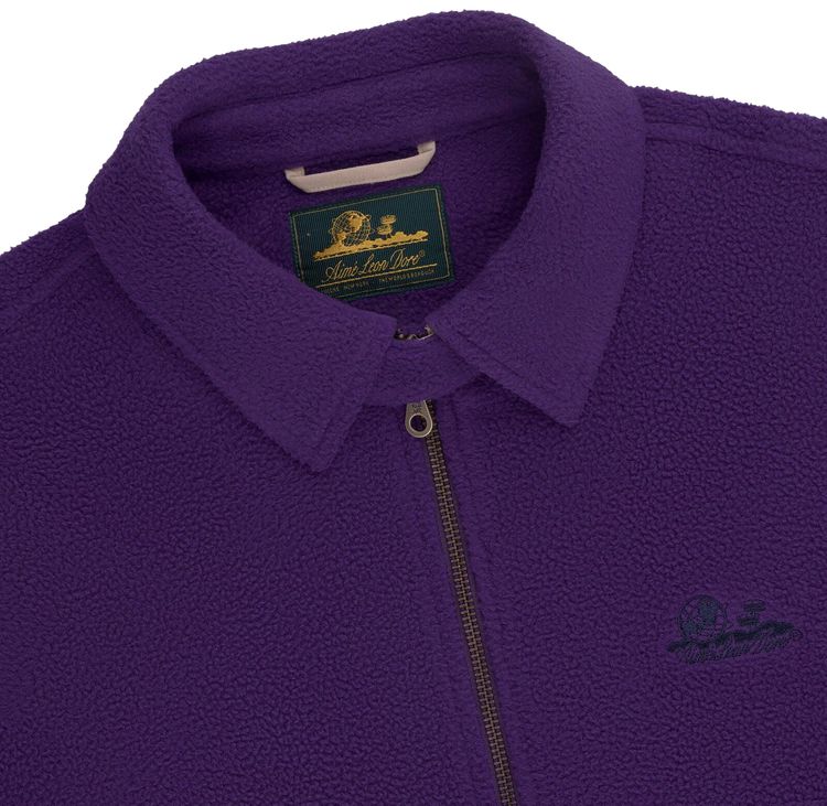 Aime Leon Dore Unisphere Fleece Casual Jacket Sport Purple