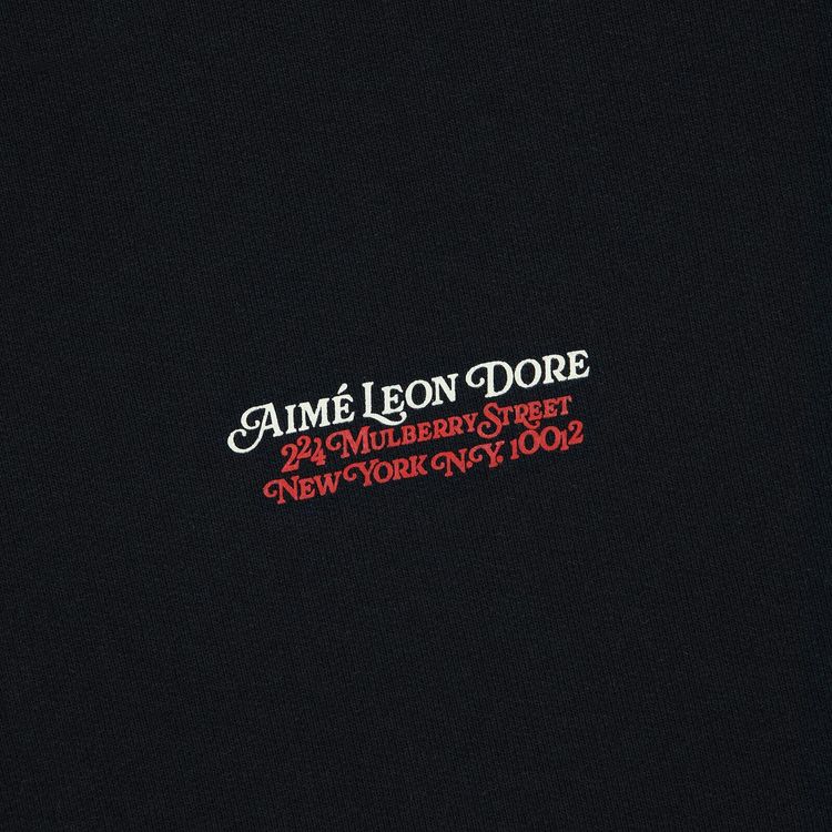 Aime Leon Dore Monogram Crewneck Sweatshirt Jet Black