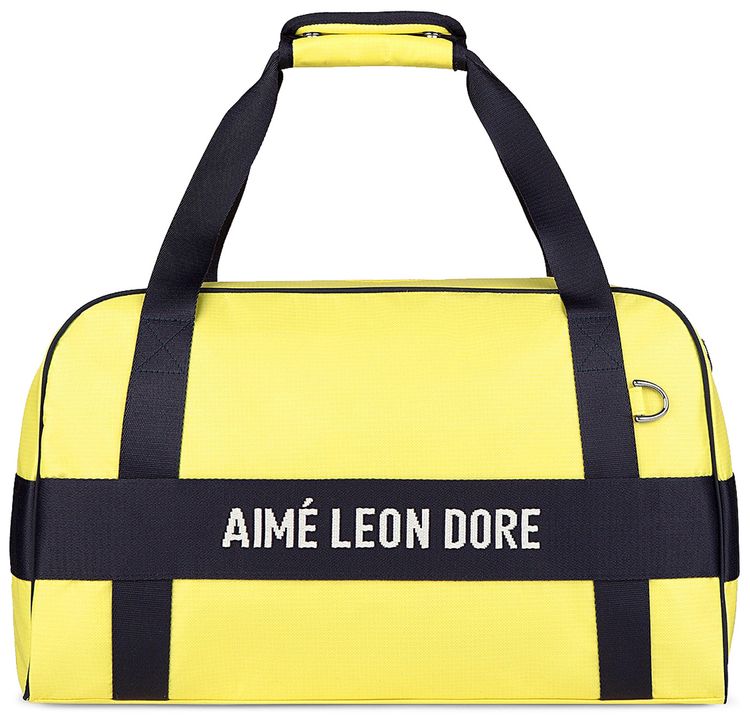 Aime Leon Dore Nylon Duffle Bag Yellow Pear
