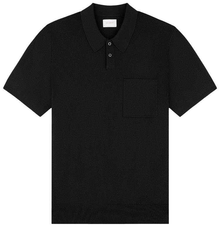 Aime Leon Dore Knit Polo Jet Black