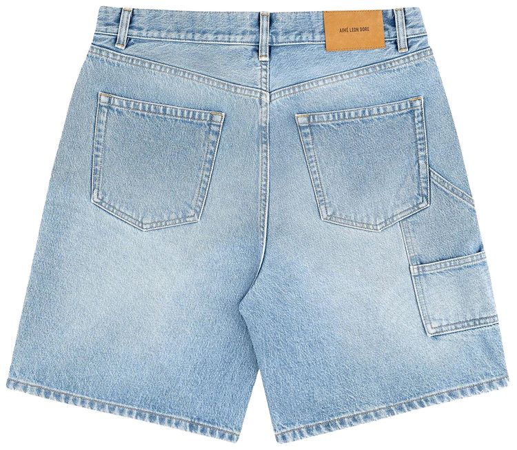 Aime Leon Dore Denim Short Light Wash