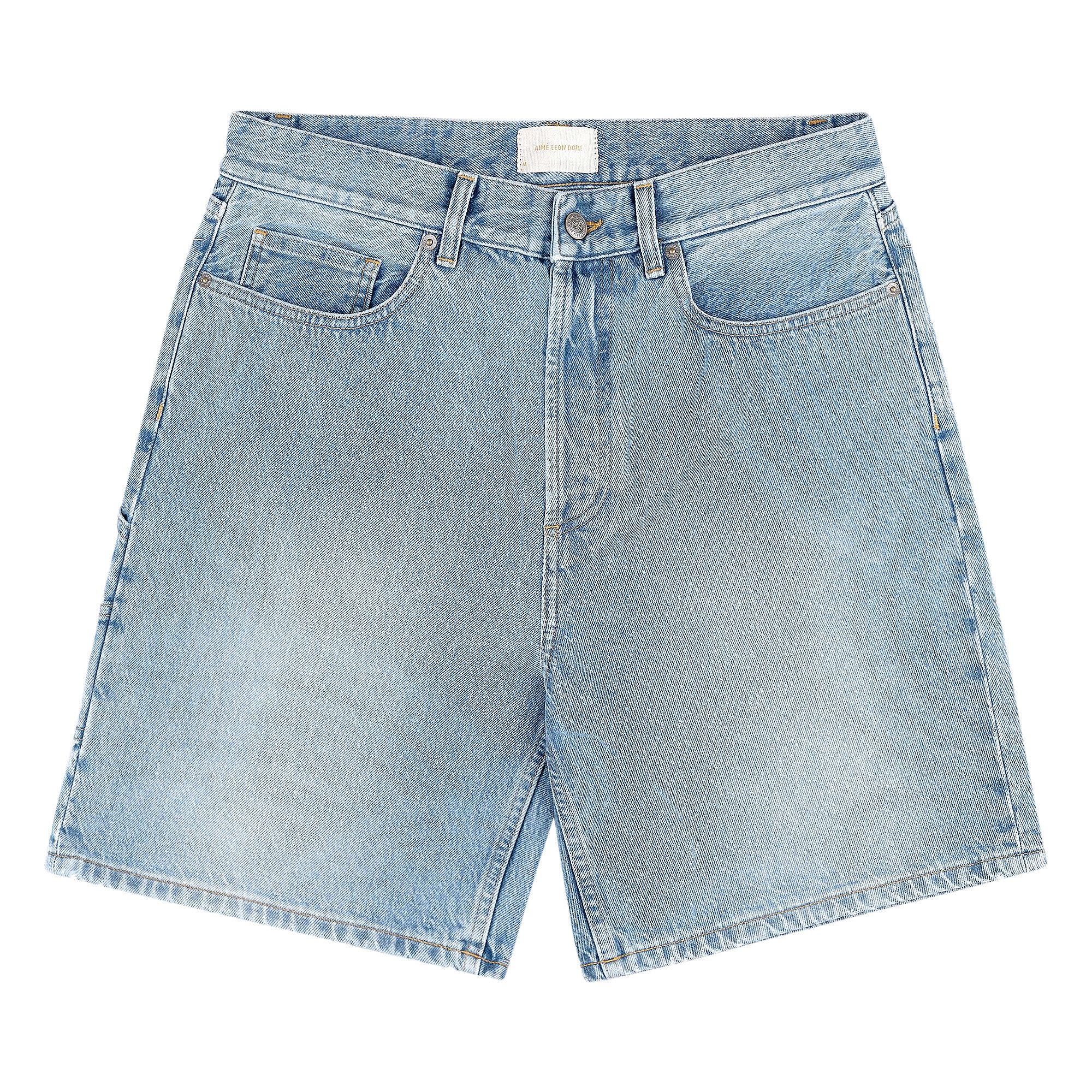 Buy Aimé Leon Dore Denim Short 'Light Wash' - SS25WR009 LIGH | GOAT CA