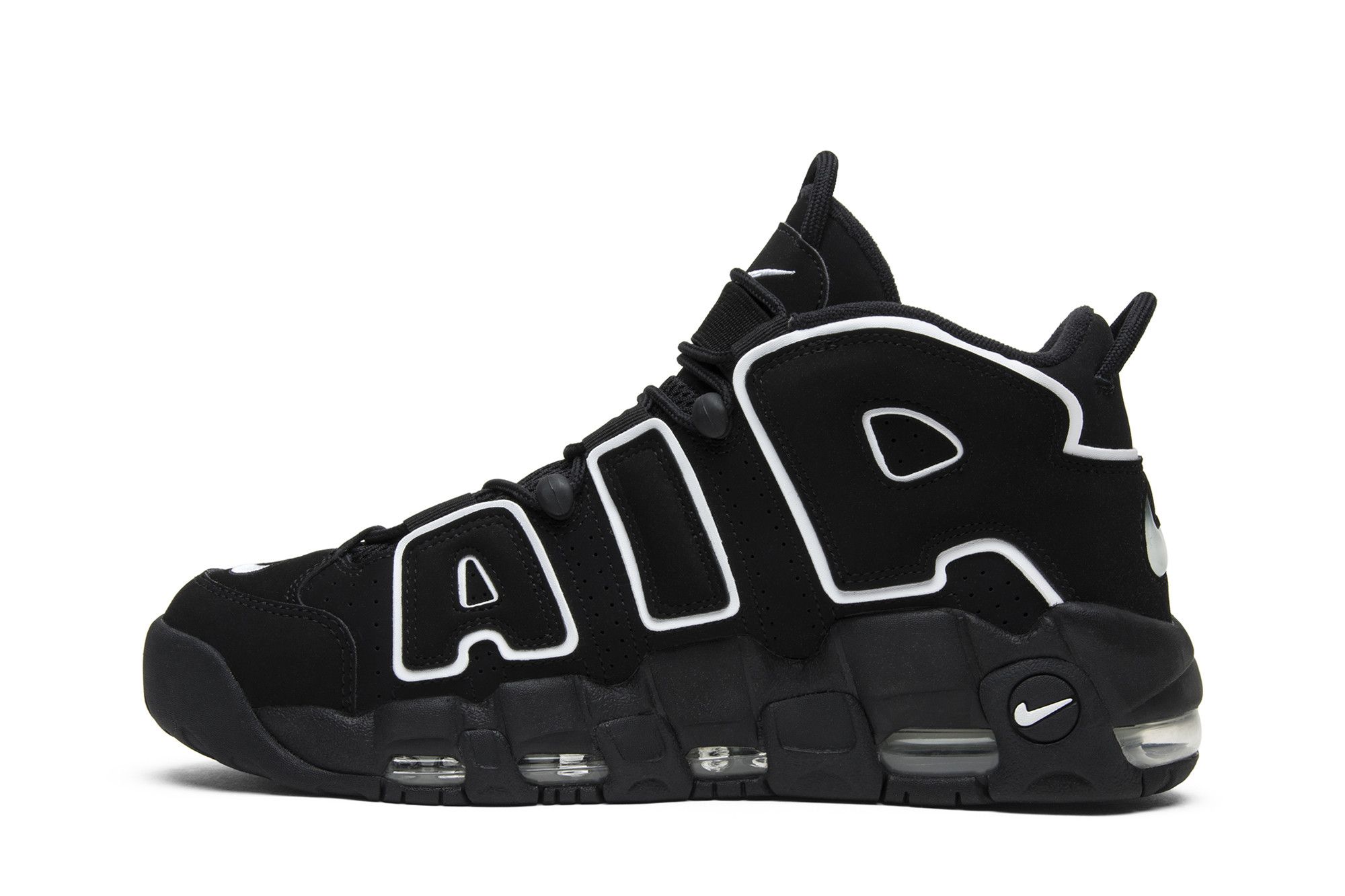 Buy Air More Uptempo 'Black White' 2016 - 414962 002 16 | GOAT