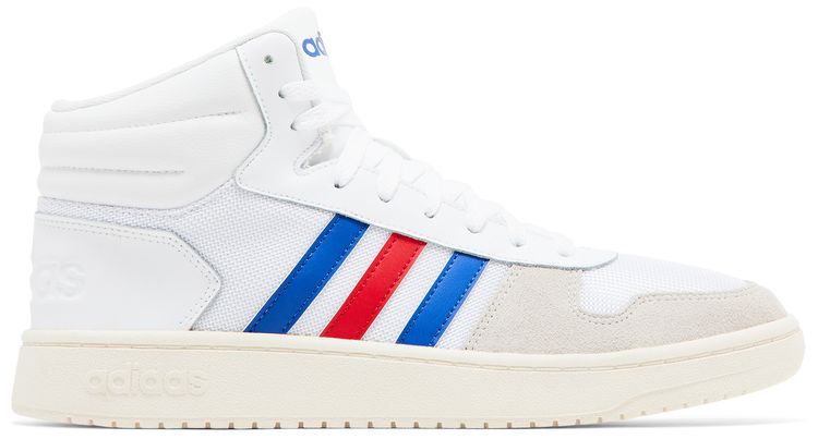 Adidas Hoops 20 Mid White Royal Scarlet