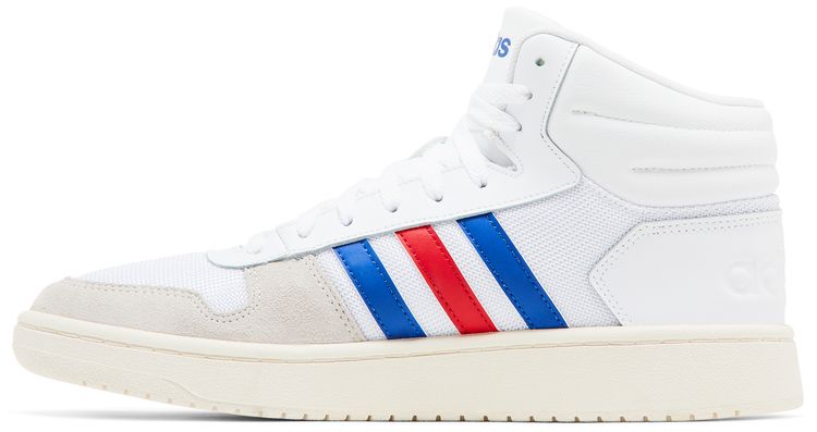 Adidas Hoops 20 Mid White Royal Scarlet