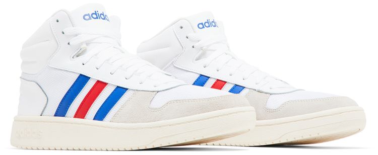 Adidas Hoops 20 Mid White Royal Scarlet