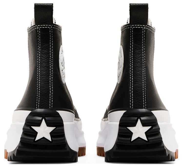 Run Star Hike High Black White