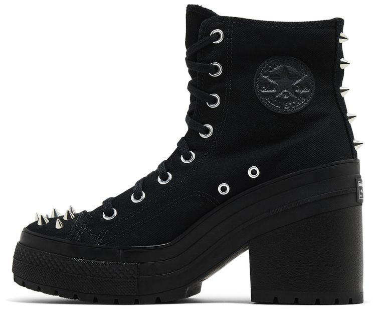Converse Wmns Chuck 70 De Luxe Heel Platform High Studded   Black