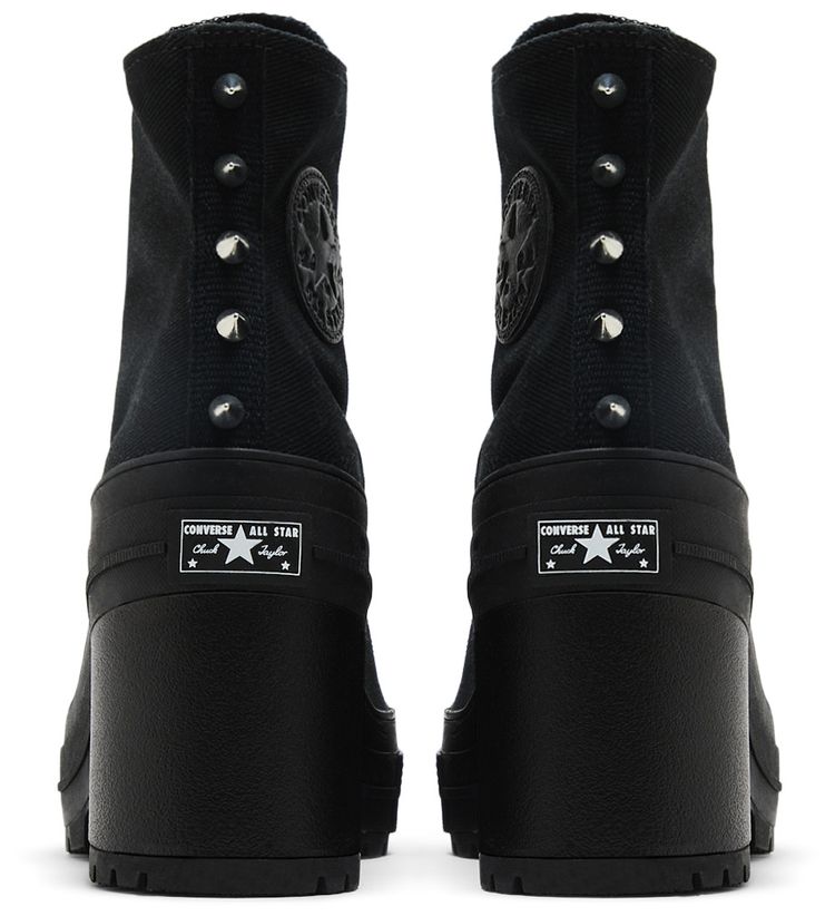 Converse Wmns Chuck 70 De Luxe Heel Platform High Studded   Black
