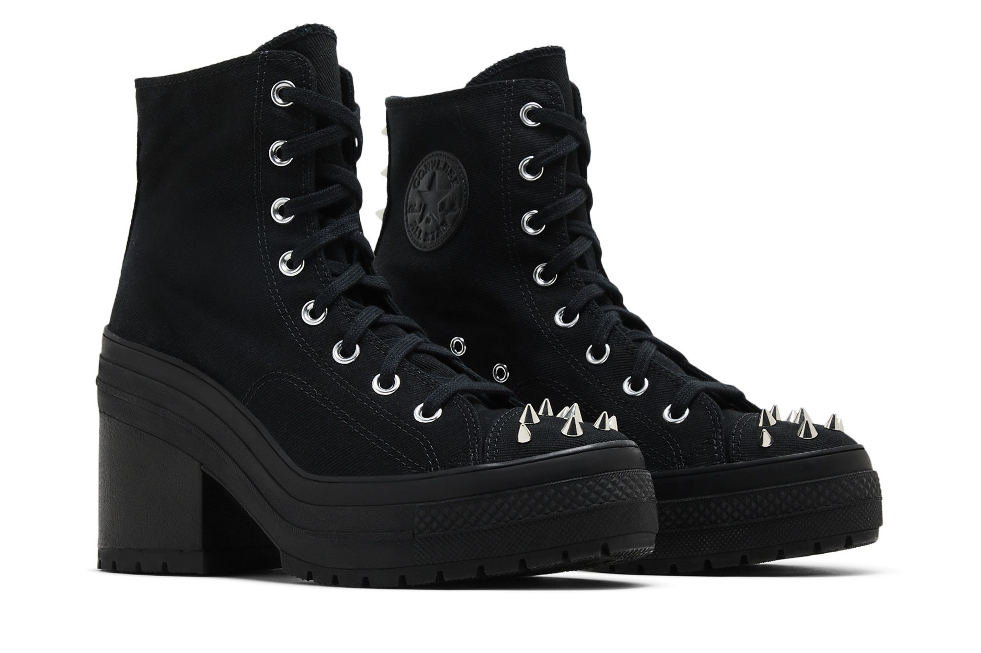 CONVERSE コンバース Chuck 70 De Luxe ヒール ブーツ NEW Women Converse Chuck 70 De Luxe Heel Embossed Leather