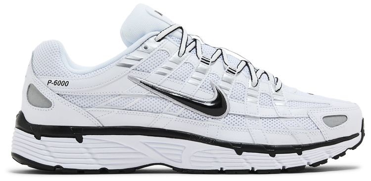 P 6000 White Metallic Silver Black