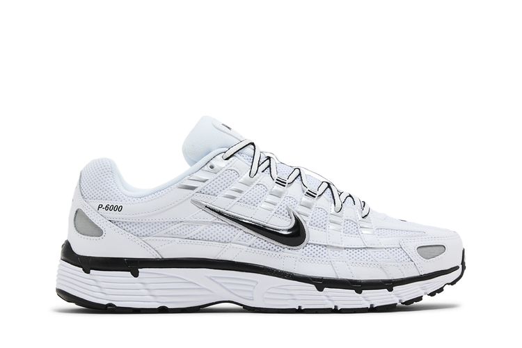P-6000 White/Metallic Silver/Black/Black
