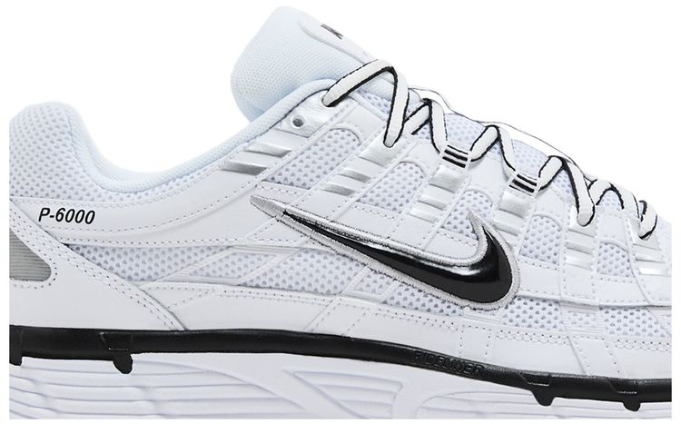 P 6000 White Metallic Silver Black