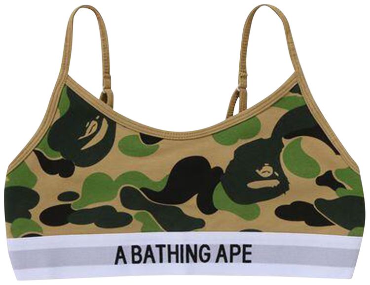 BAPE ABC Camo Sport Bra Green