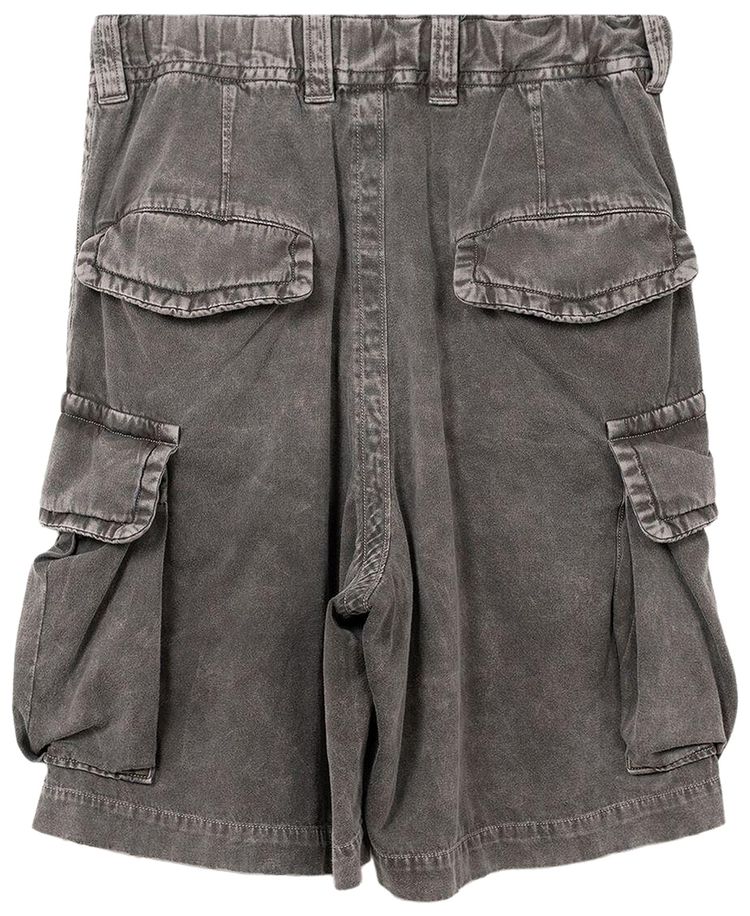 Maison Mihara Yasuhiro Amateur Sewn Cargo Shorts Light Grey