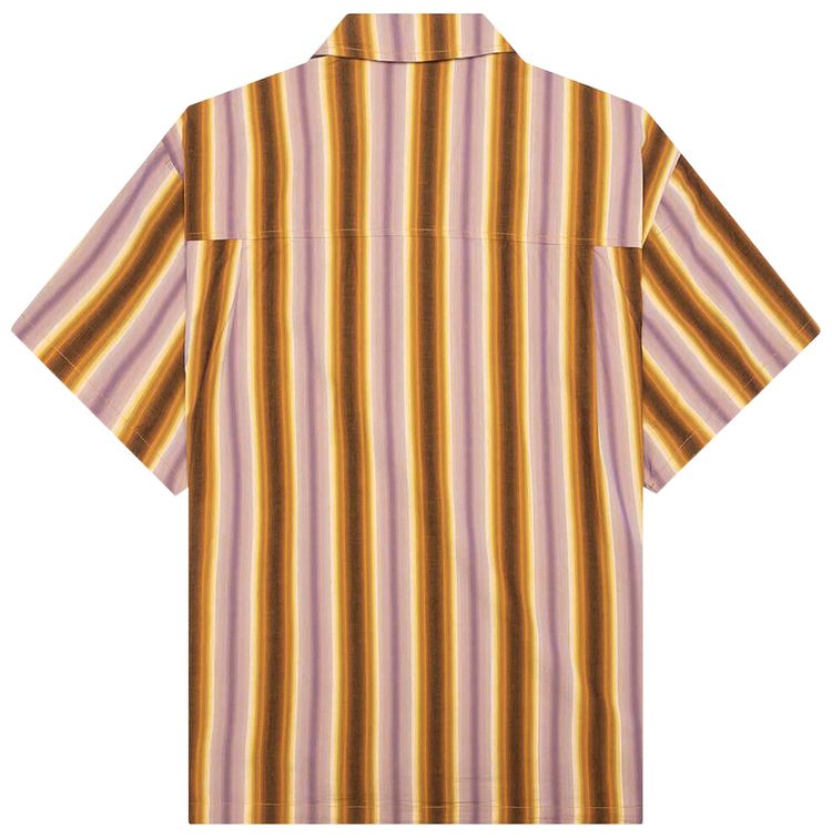 Honor The Gift Auto Shop Camp Shirt Brown