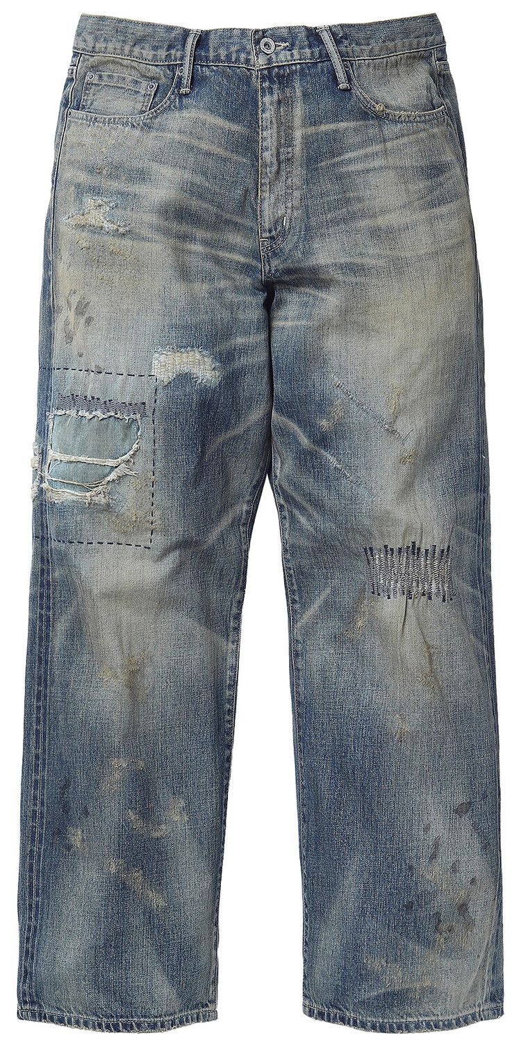 Neighborhood Savage Denim DP Wide Pants Indigo