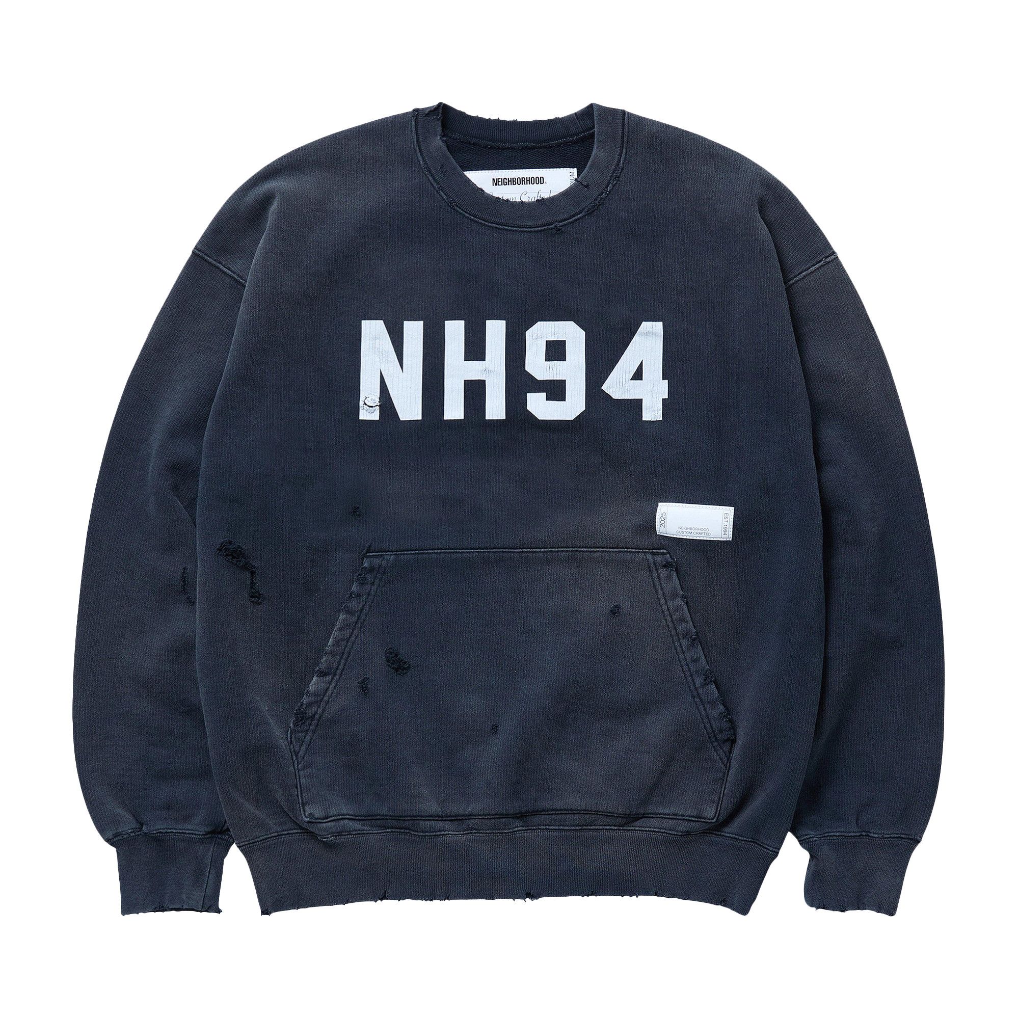 Buy Neighborhood Savage Sweatshirt 'Black' - 251OKNH CSM01 BLAC | GOAT