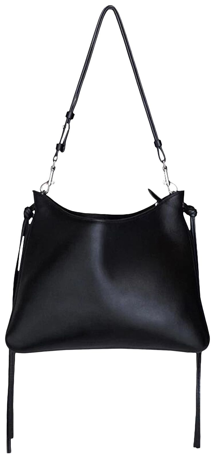 Phoebe Philo Leather Gig Bag Black
