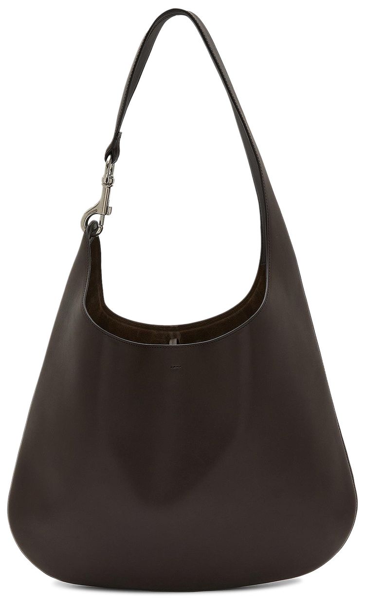 Phoebe Philo Leather Bean Bag Chocolate Brown