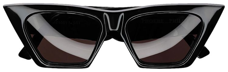 Phoebe Philo Peak Sunglasses Black