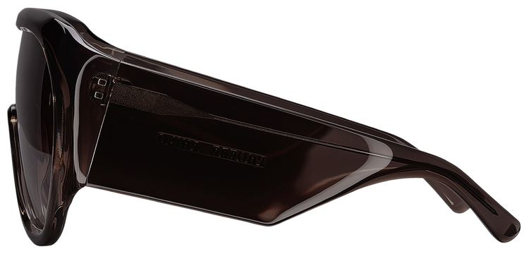 Phoebe Philo Bombe Oversized Frame Sunglasses Brown