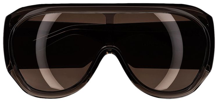 Phoebe Philo Bombe Oversized Frame Sunglasses Brown