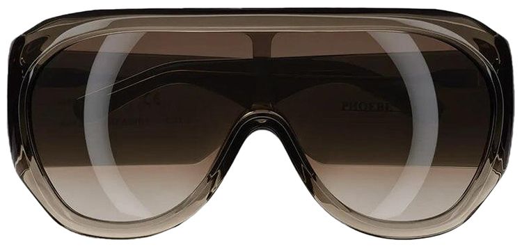 Phoebe Philo Bombe Oversized Frame Sunglasses Fume