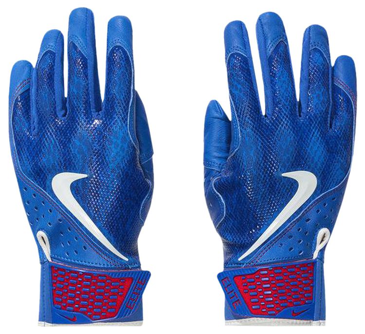 Nike x Kobe Aplha Elite Batting Gloves Game RoyalWhite