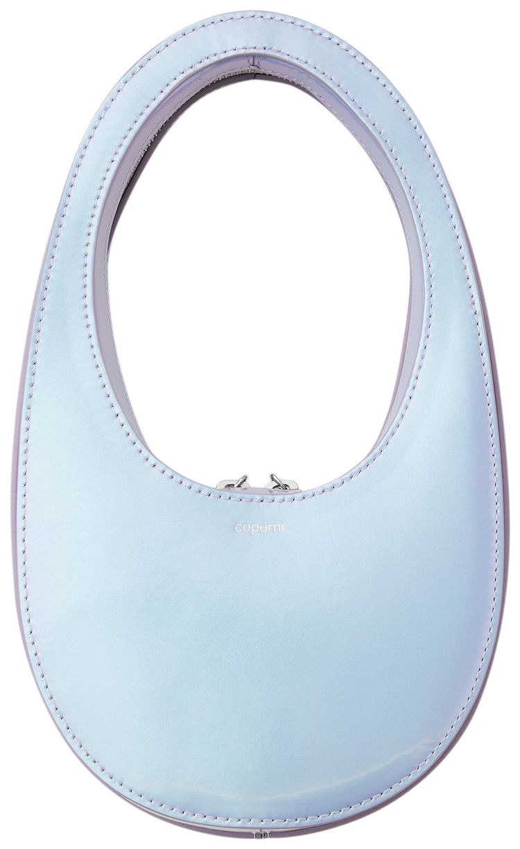 Coperni Pearlised Mini Swipe Bag Blue