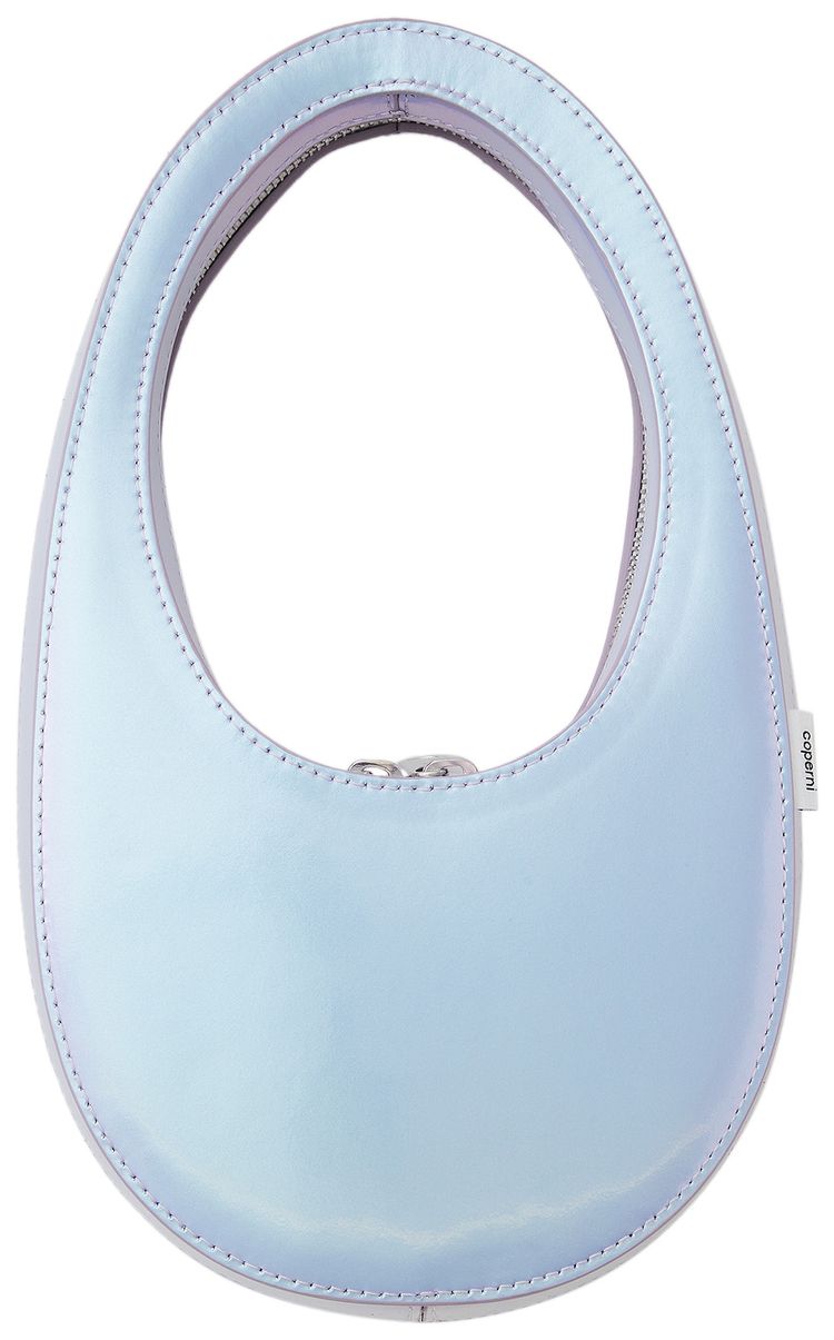Coperni Pearlised Mini Swipe Bag Blue