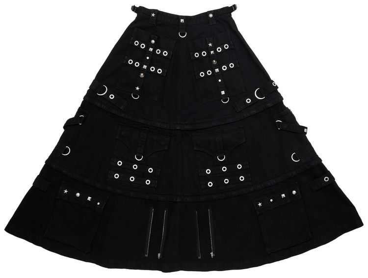 Balenciaga Runway Raver Skirt Black