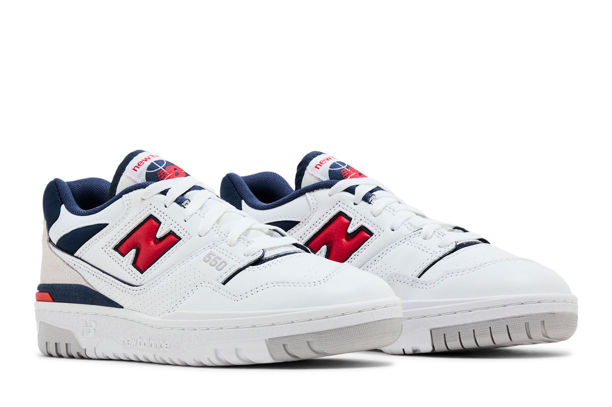 new balance 550 navy red