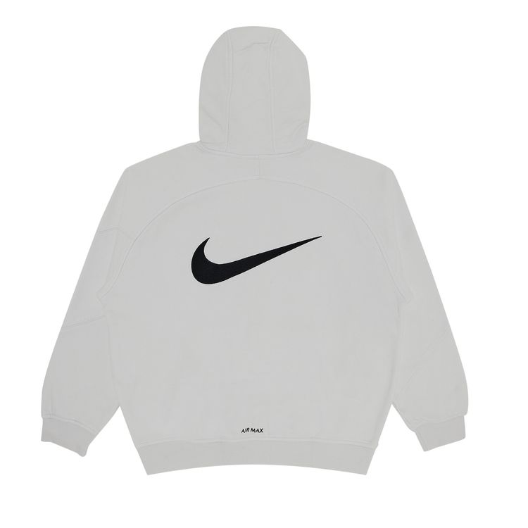 Supreme x Nike Zip Up Hooded Sweatshirt White