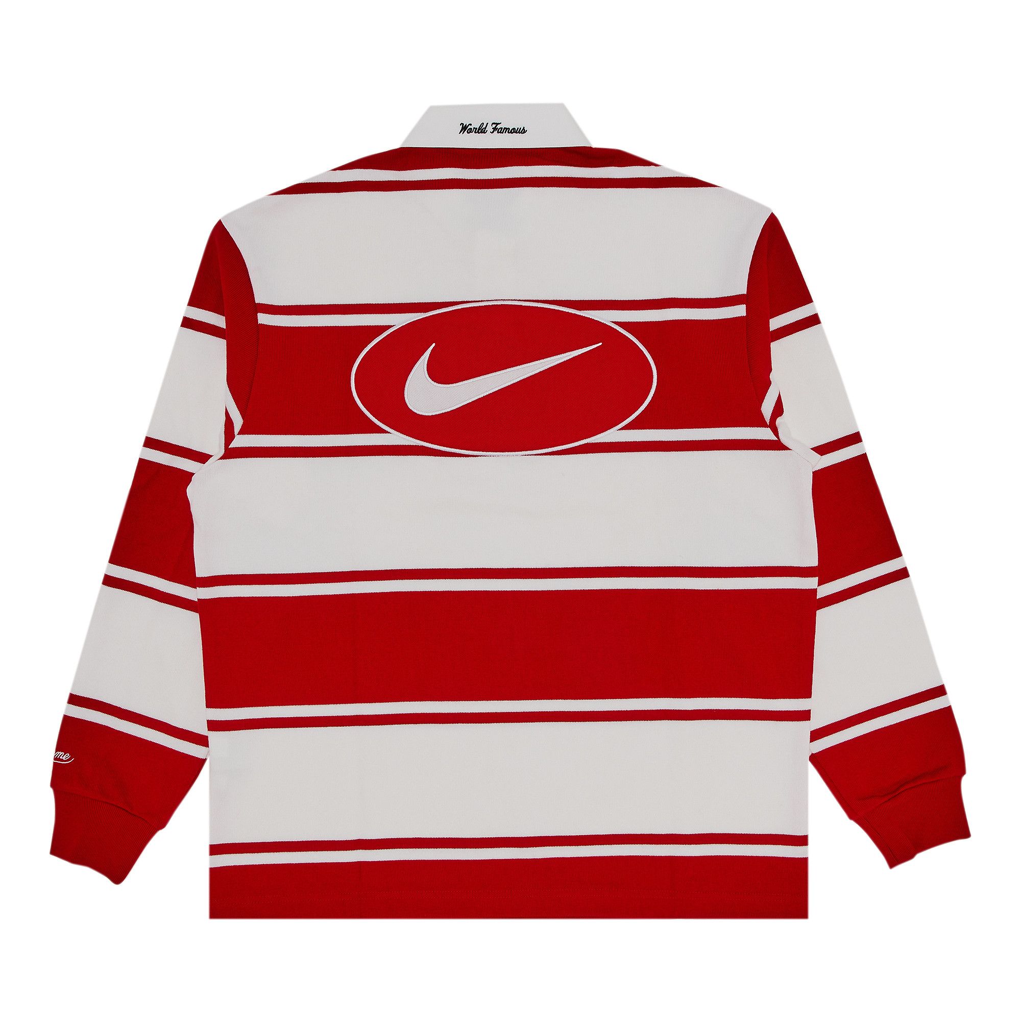 Buy Supreme x Nike Stripe Rugby 'Red' - SS25KN1 RED | GOAT