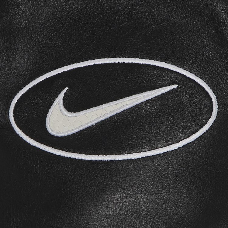 Supreme x Nike Leather Shoulder Bag Black