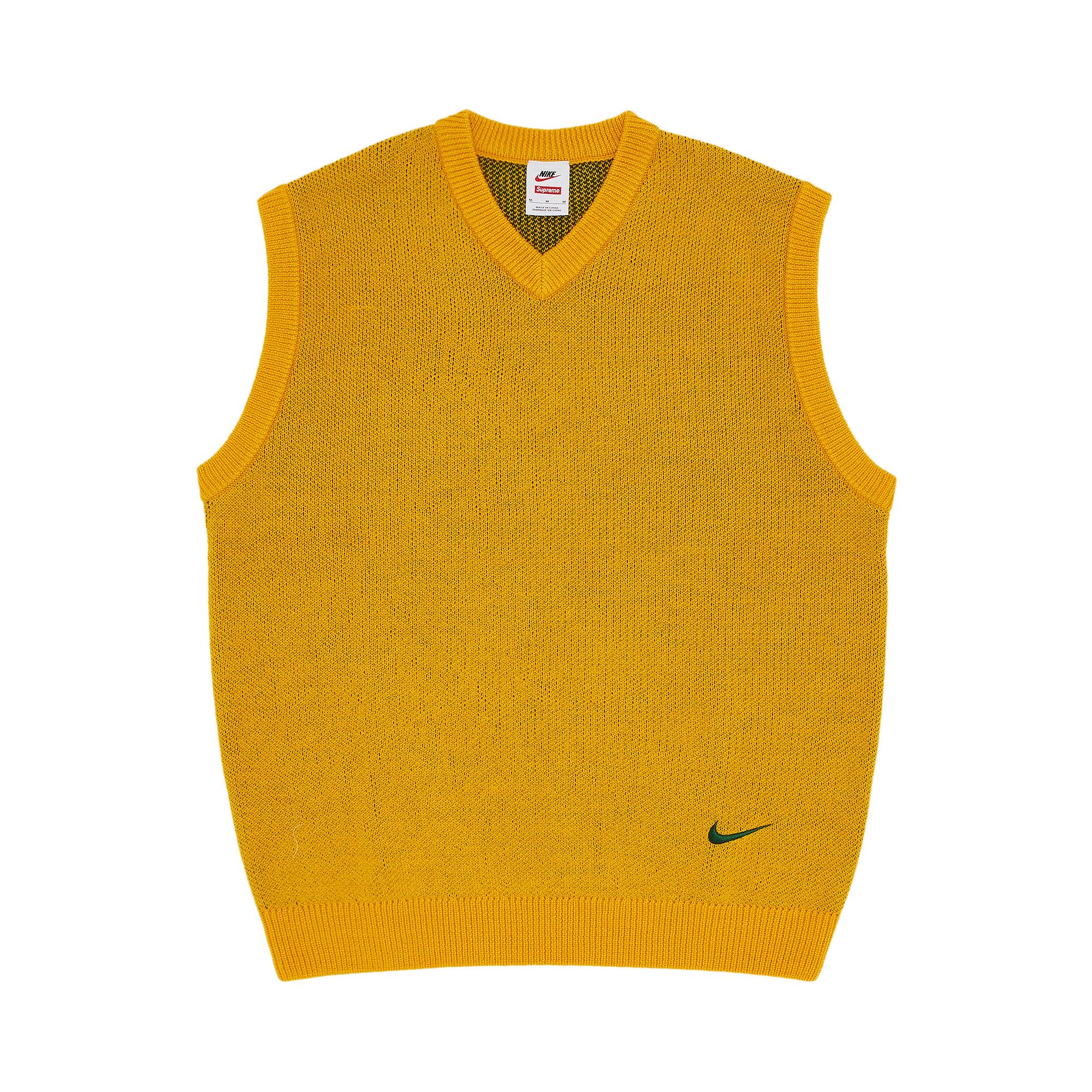 開店記念セール！ Buy Supreme x Nike Sweater Vest 'Yellow' - SS25SK1 YELLOW | GOAT トップス