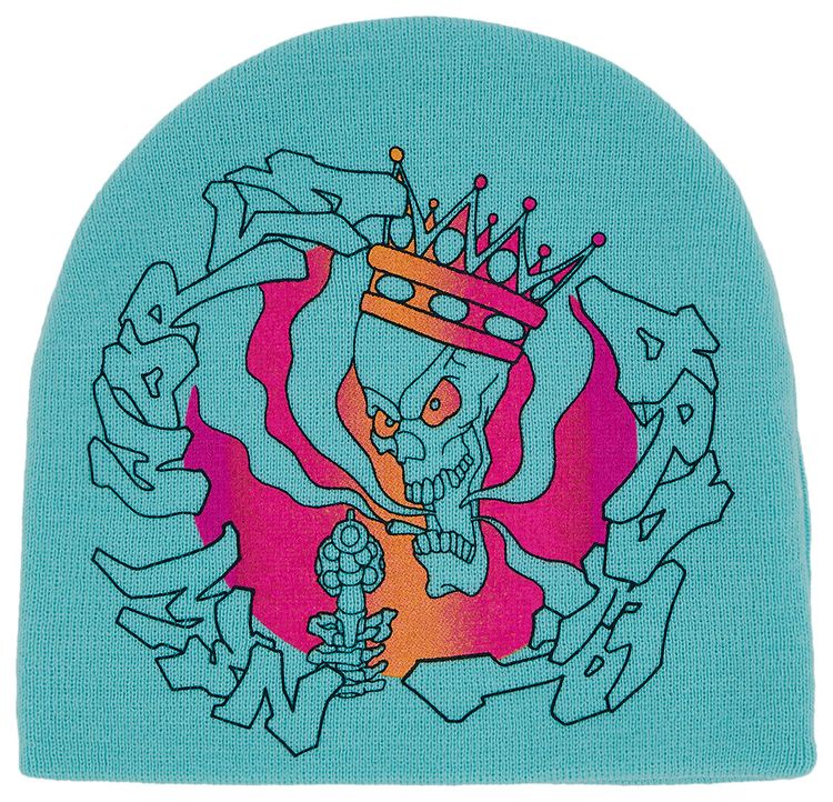 Supreme New World Order Beanie Aqua