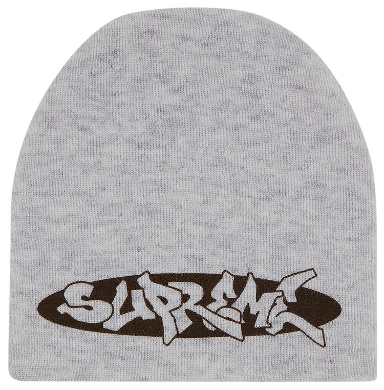 Supreme New World Order Beanie Ash Grey