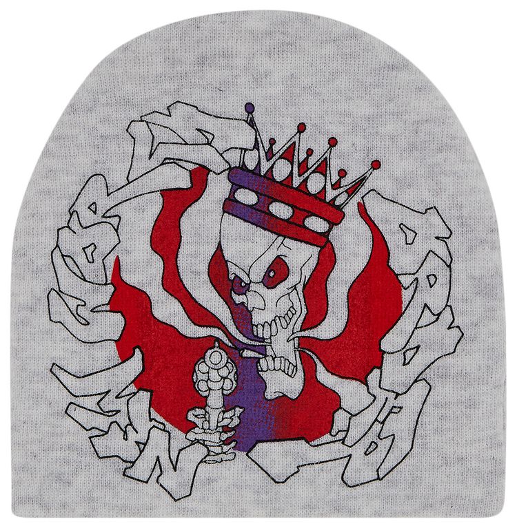 Supreme New World Order Beanie Ash Grey