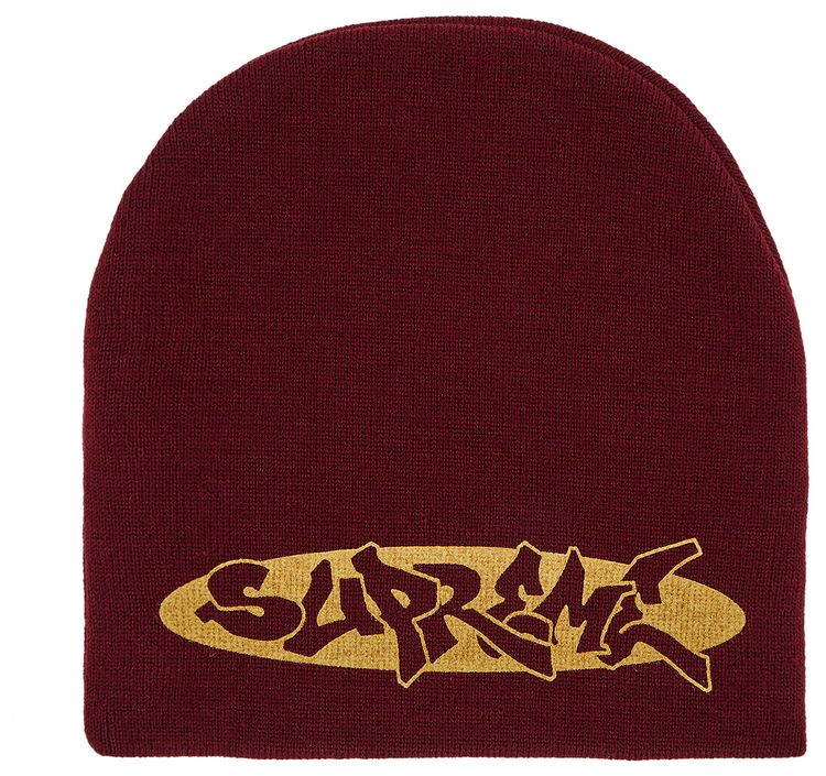 Supreme New World Order Beanie Cardinal