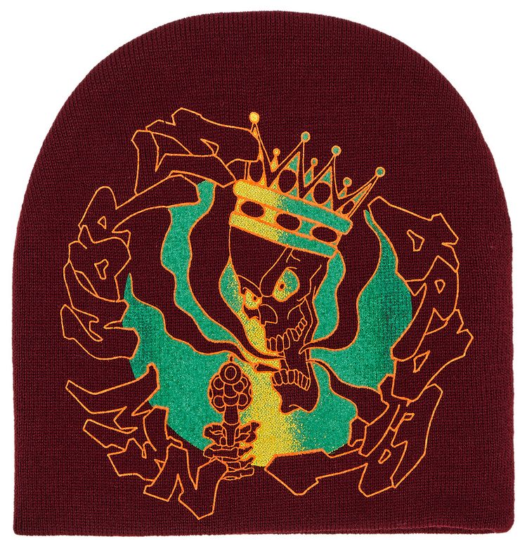 Supreme New World Order Beanie Cardinal