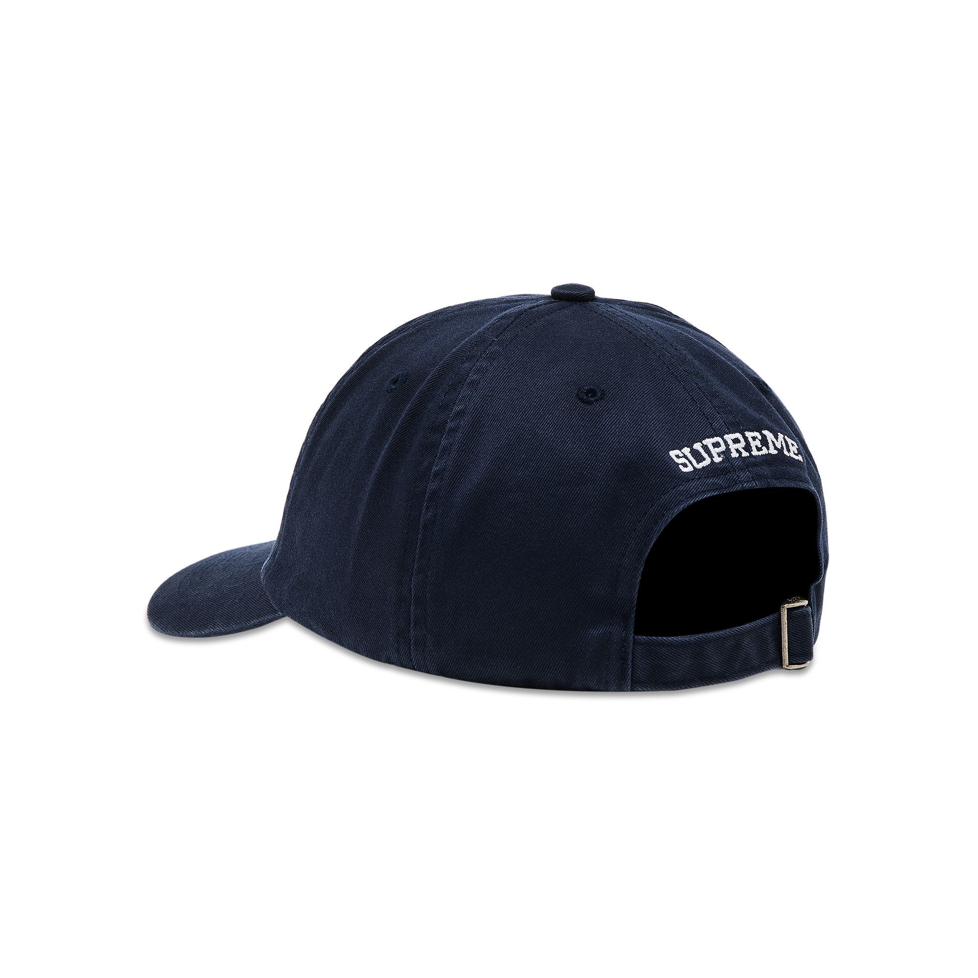 ファッションなデザイン Buy GOAT | NAVY SS25H19 - 'Navy' 6-Panel Logo Wings Supreme 帽子
