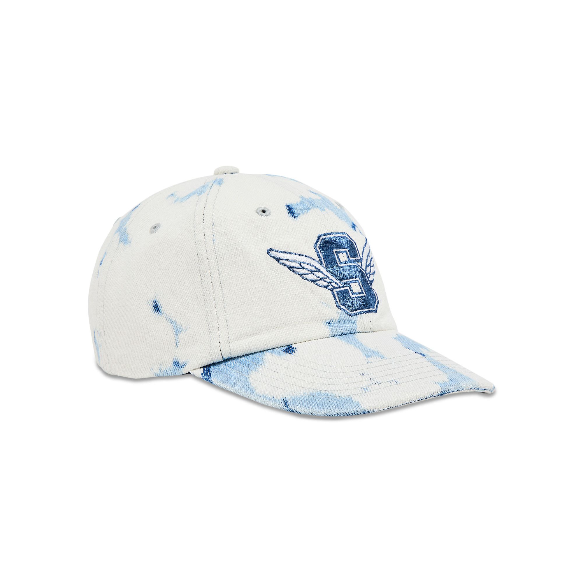 最新作売れ筋が満載 Logo Wings Supreme Buy 6-Panel SS25H19 - Denim' 'Bleached 帽子